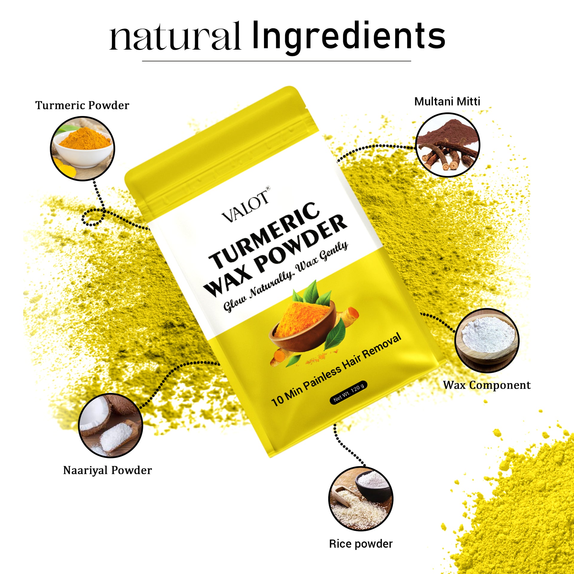 Valot Turmeric Wax Powder