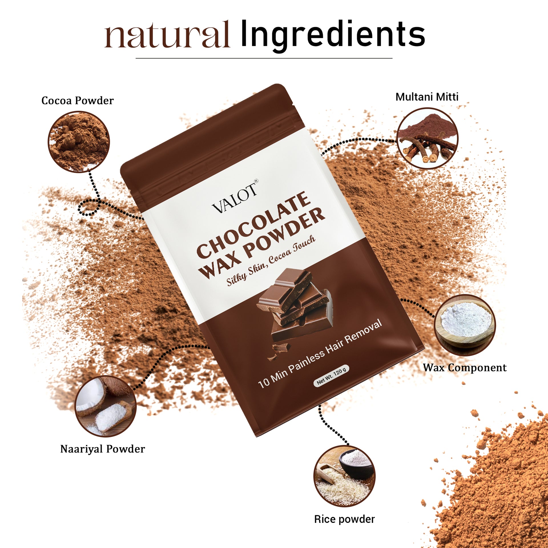 Valot Chocolate Wax Powder
