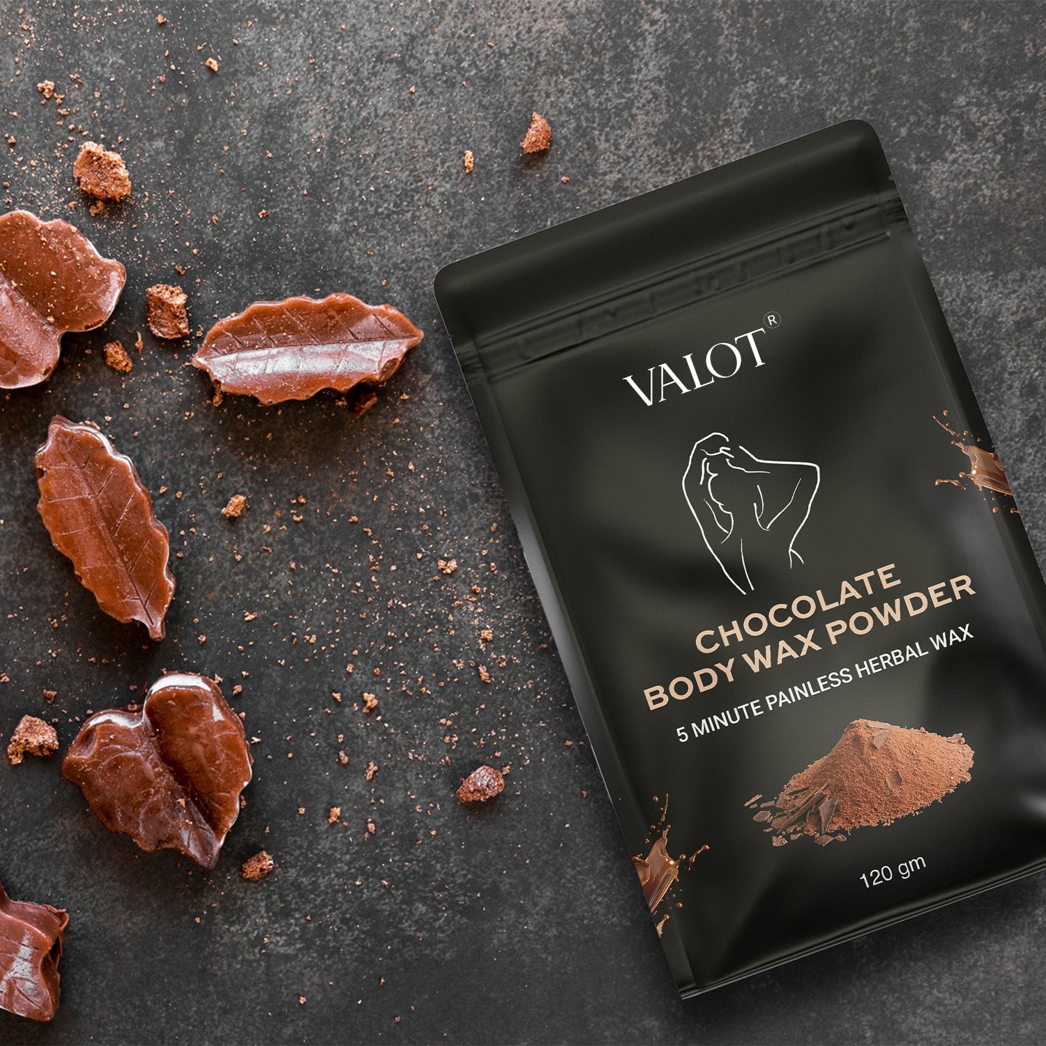 Chocolate Body Wax Powder