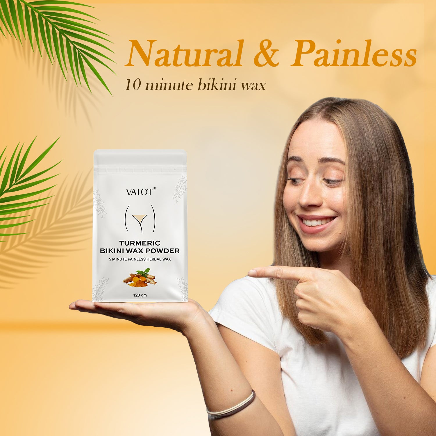 Turmeric Bikini Wax Powder