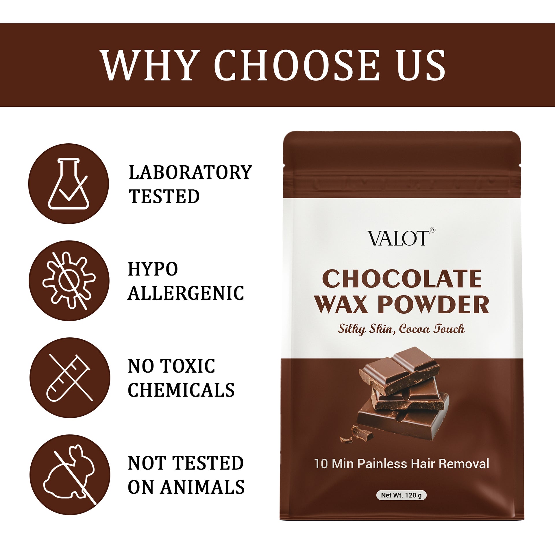 Valot Chocolate Wax Powder