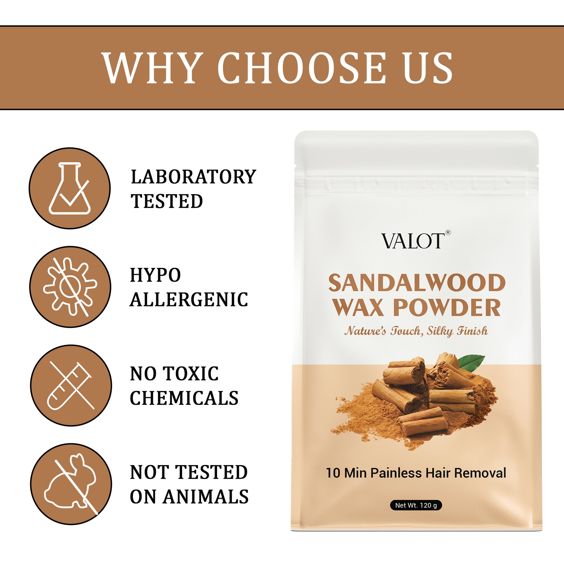 Valot Sandalwood Wax Powder