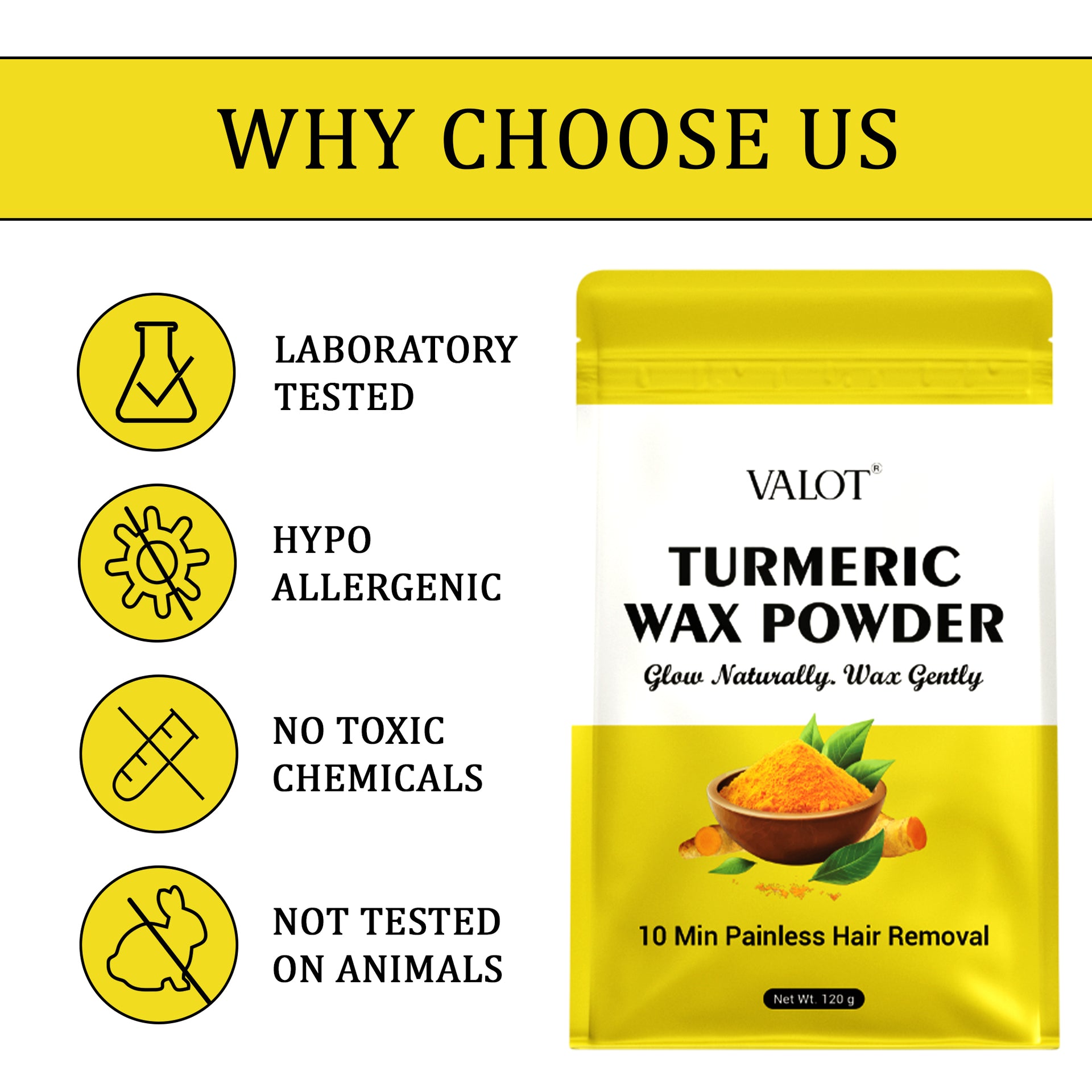 Valot Turmeric Wax Powder