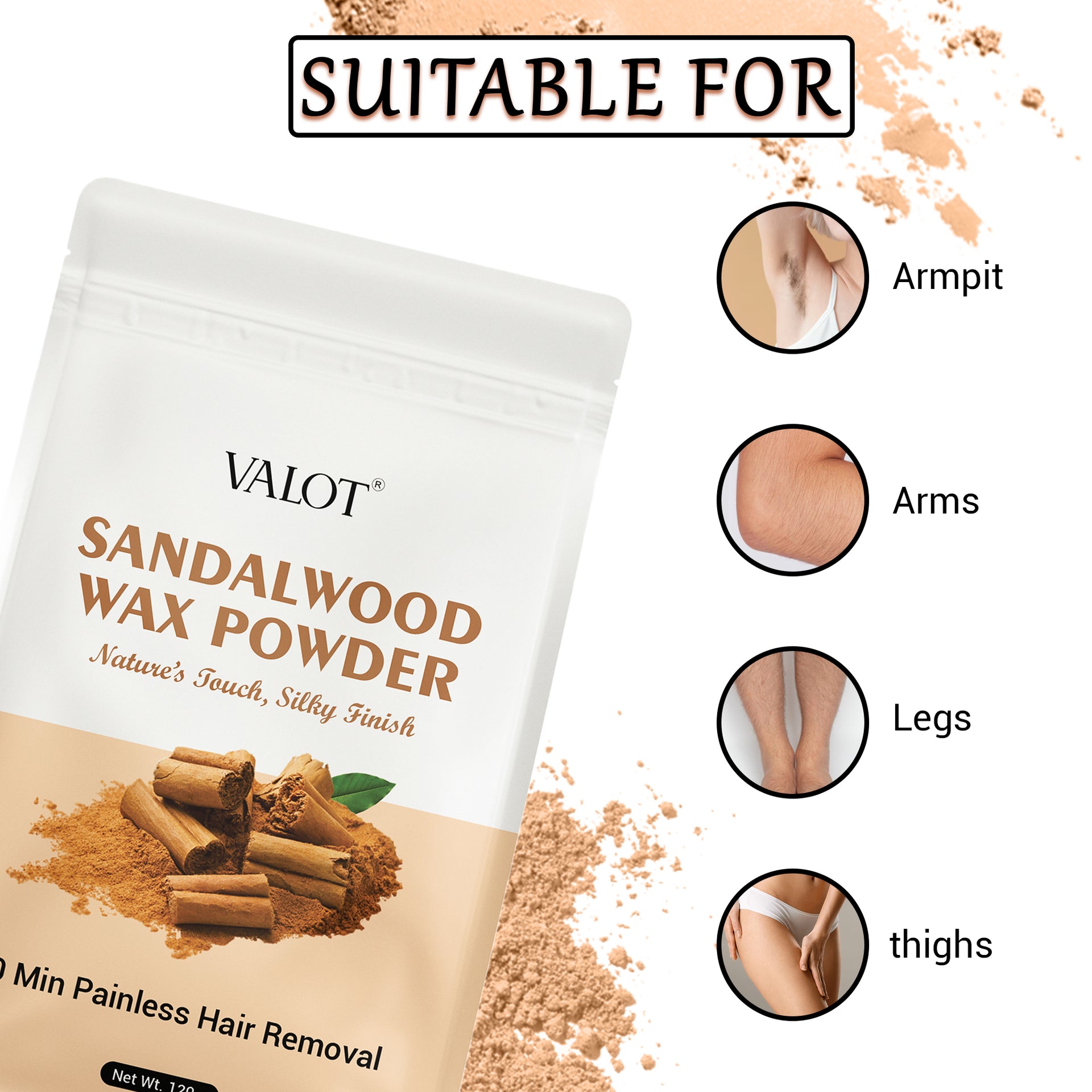 Valot Sandalwood Wax Powder