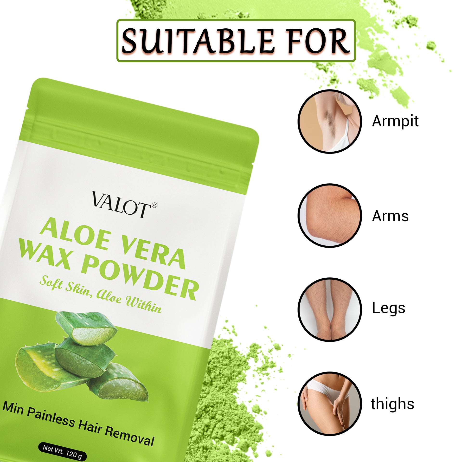Valot Aloe Vera Wax Powder