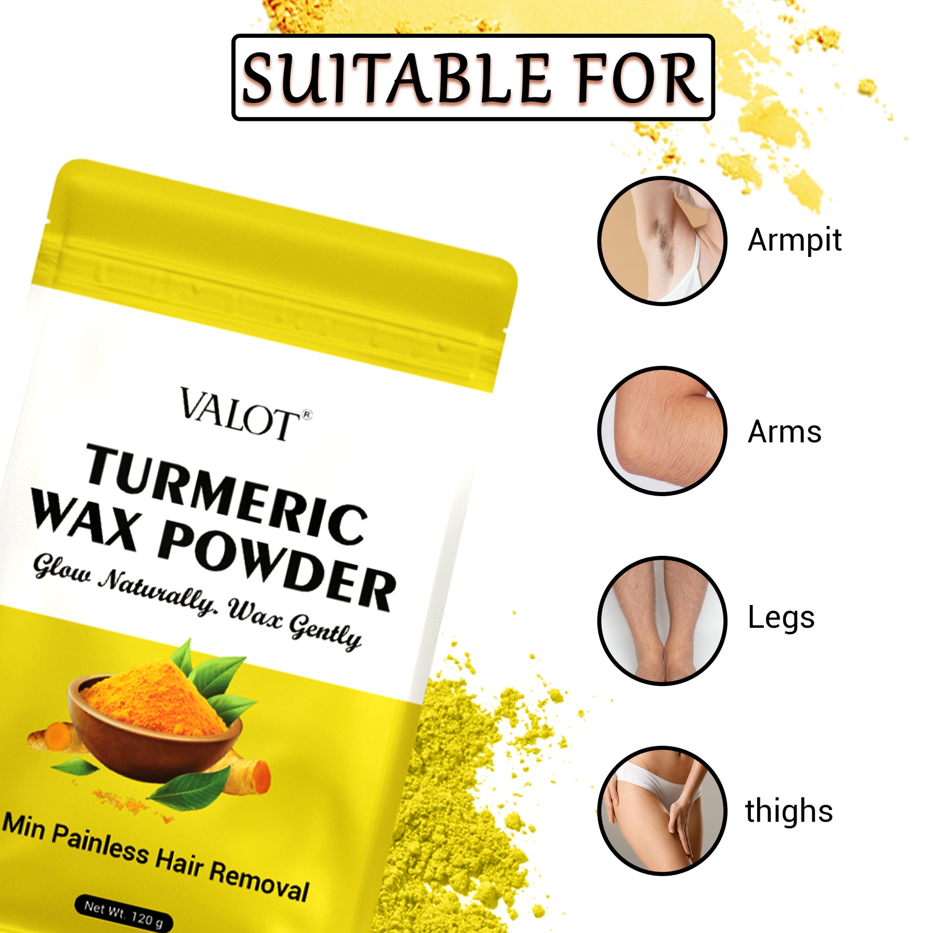 Valot Turmeric Wax Powder