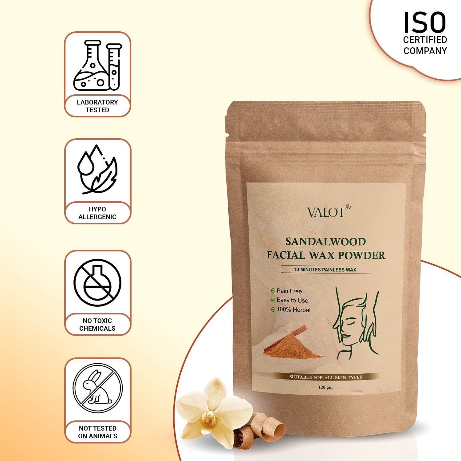 Sandalwood Face Wax Powder