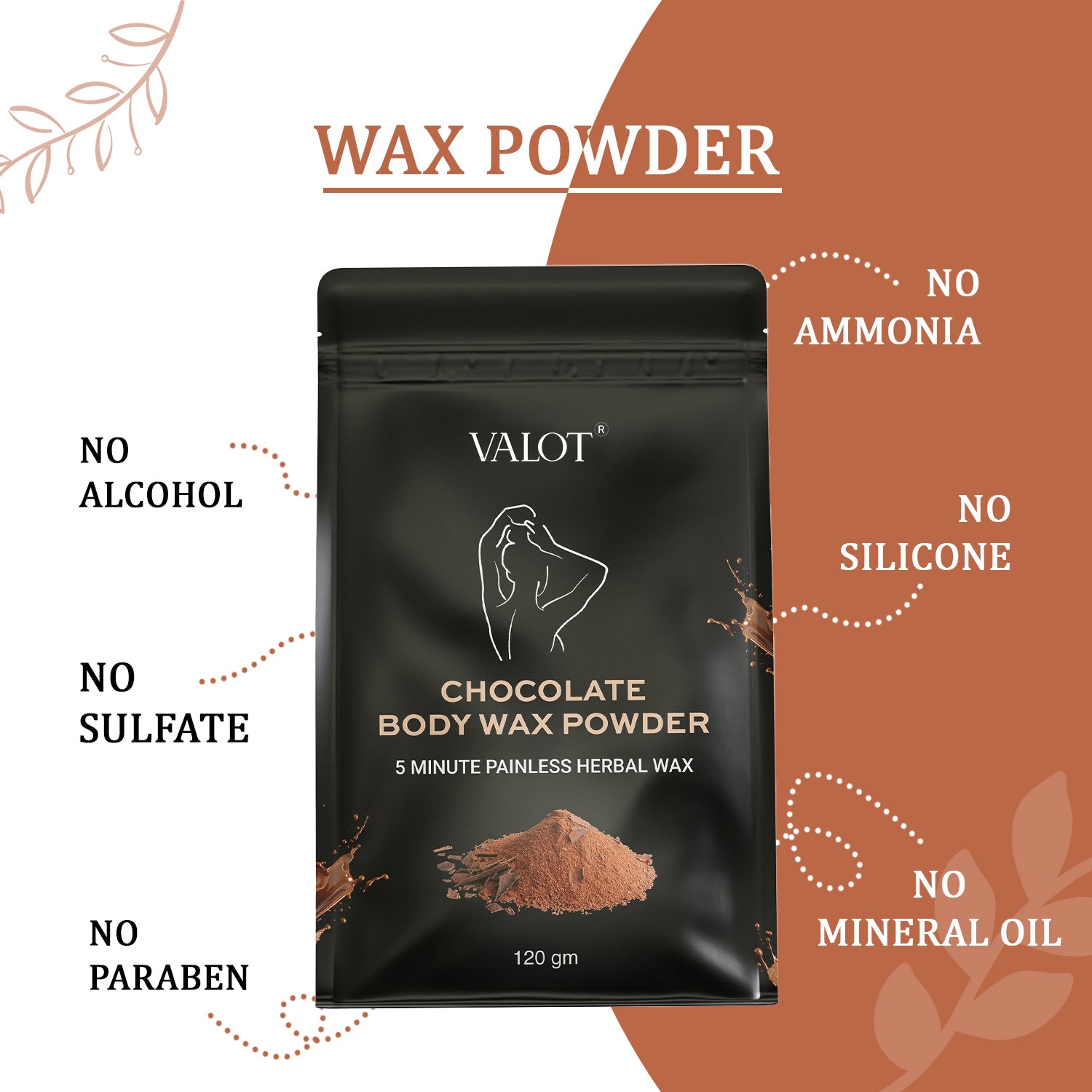 Chocolate Body Wax Powder