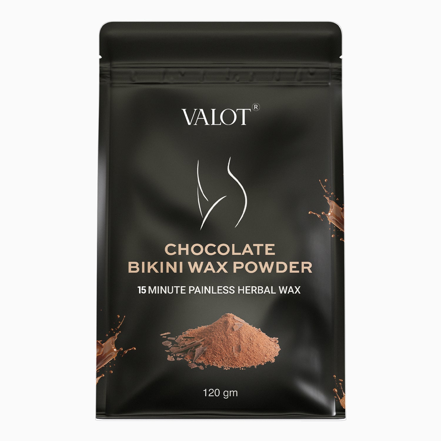 VALOT Bikini Wax Powder Women | Painless Hair Removal With Chocolate, No Harmful Chemicals, No Irritation, No Skin Rashes