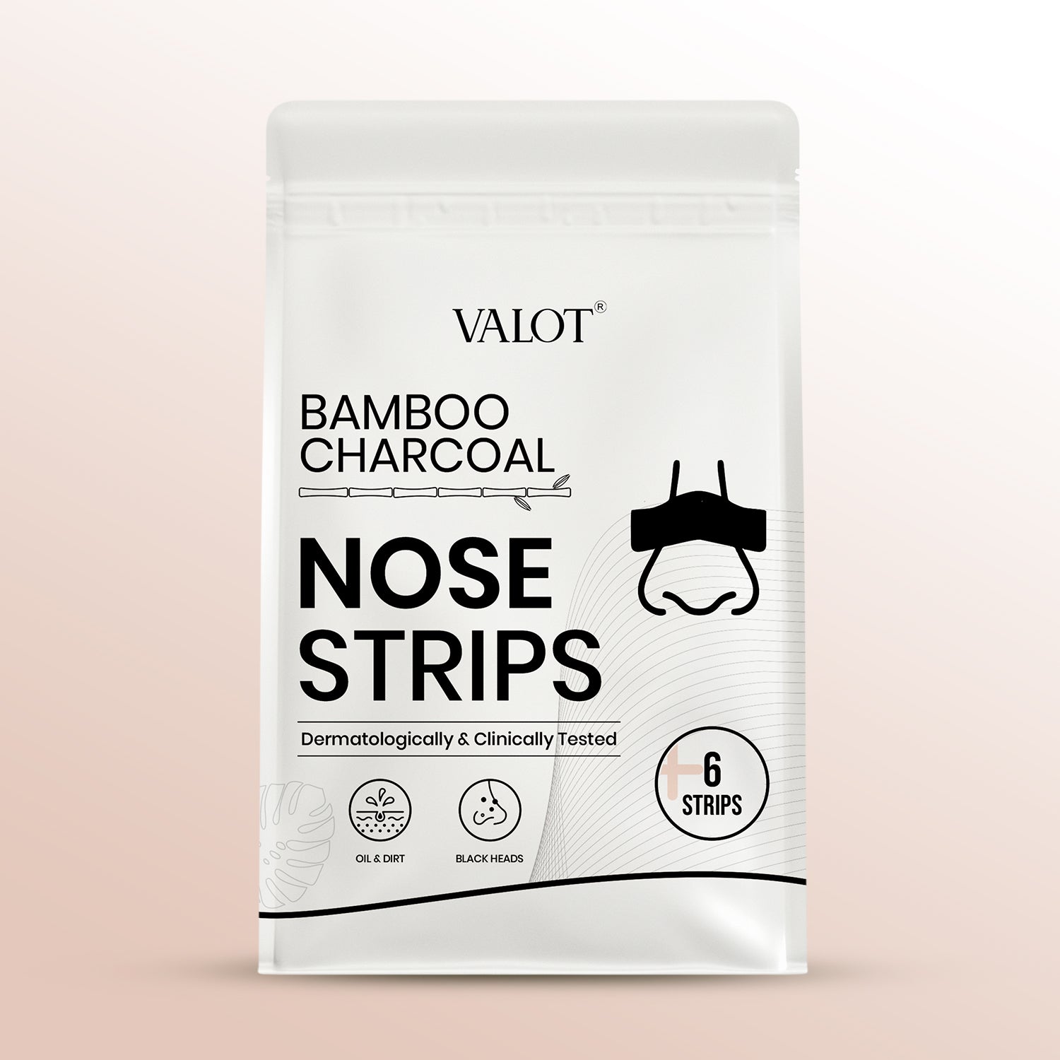 Valot Bamboo Charcoal Nose Strip