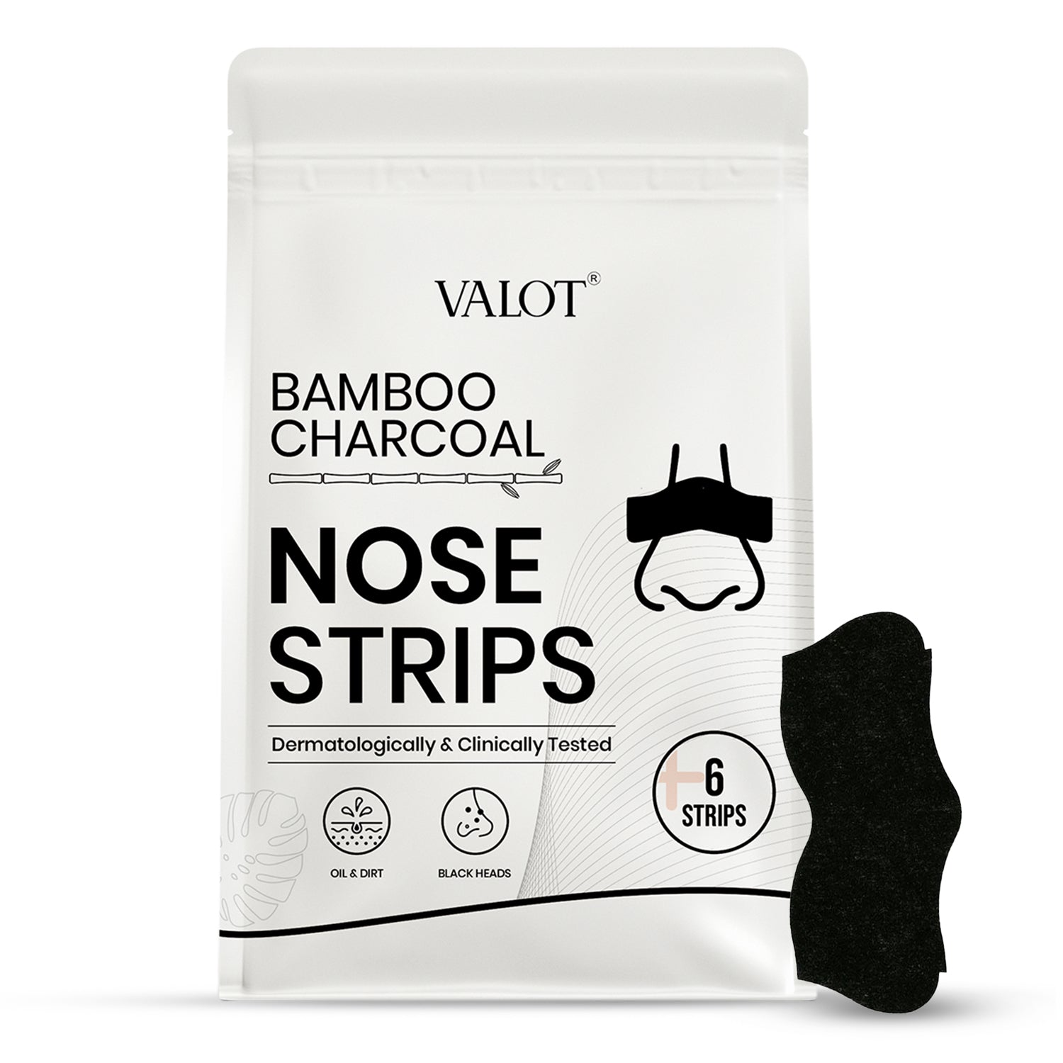 Valot Bamboo Charcoal Nose Strip