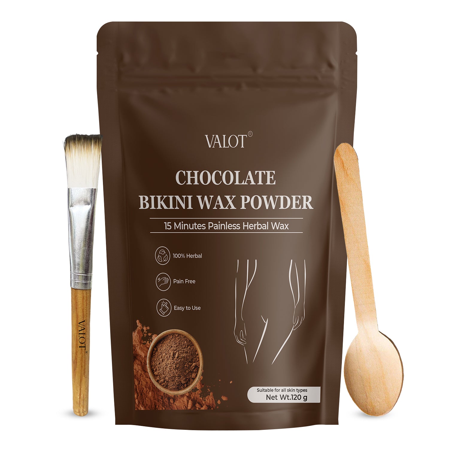 Valot Chocolate Bikini Wax Powder