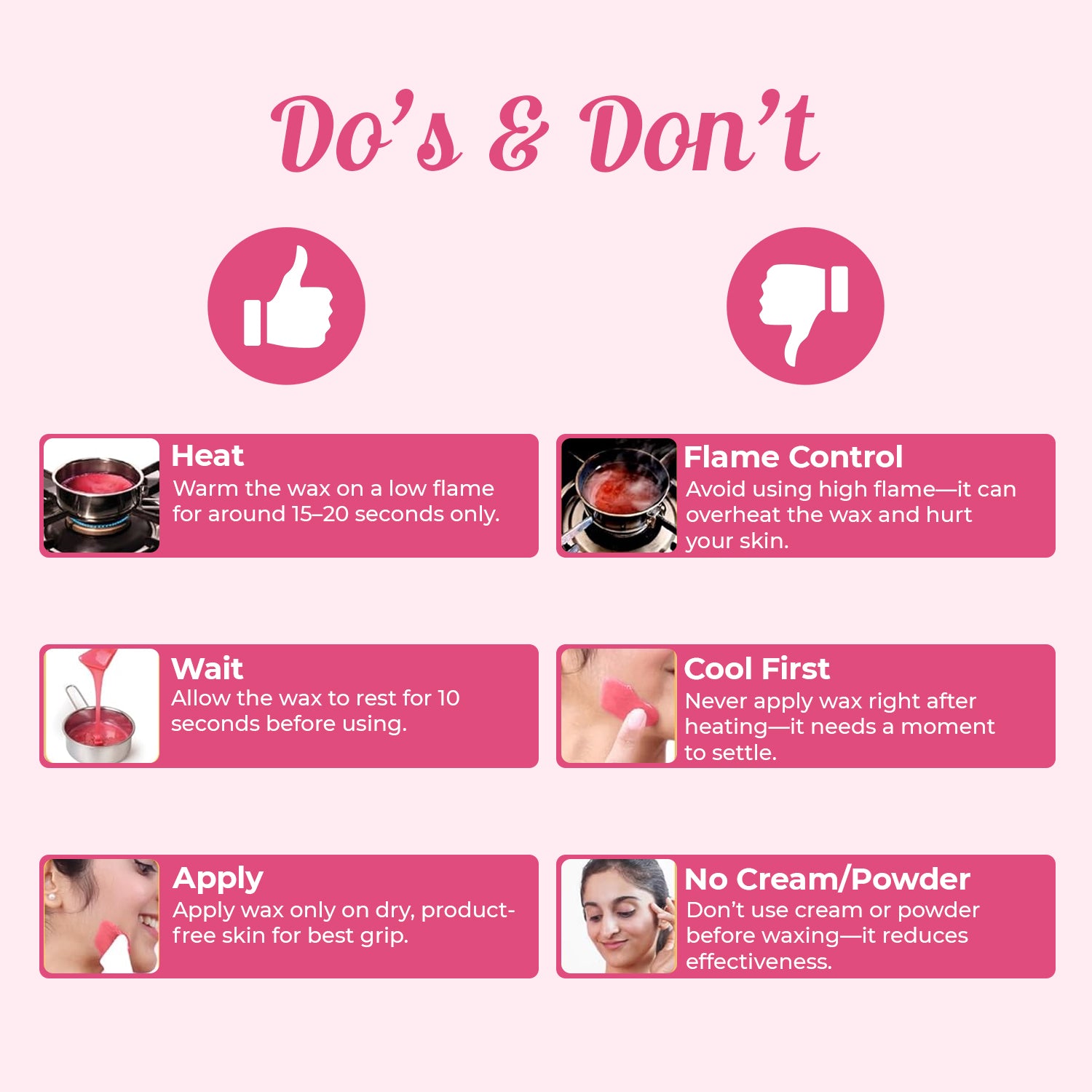 Brazilian Stripless Face Wax