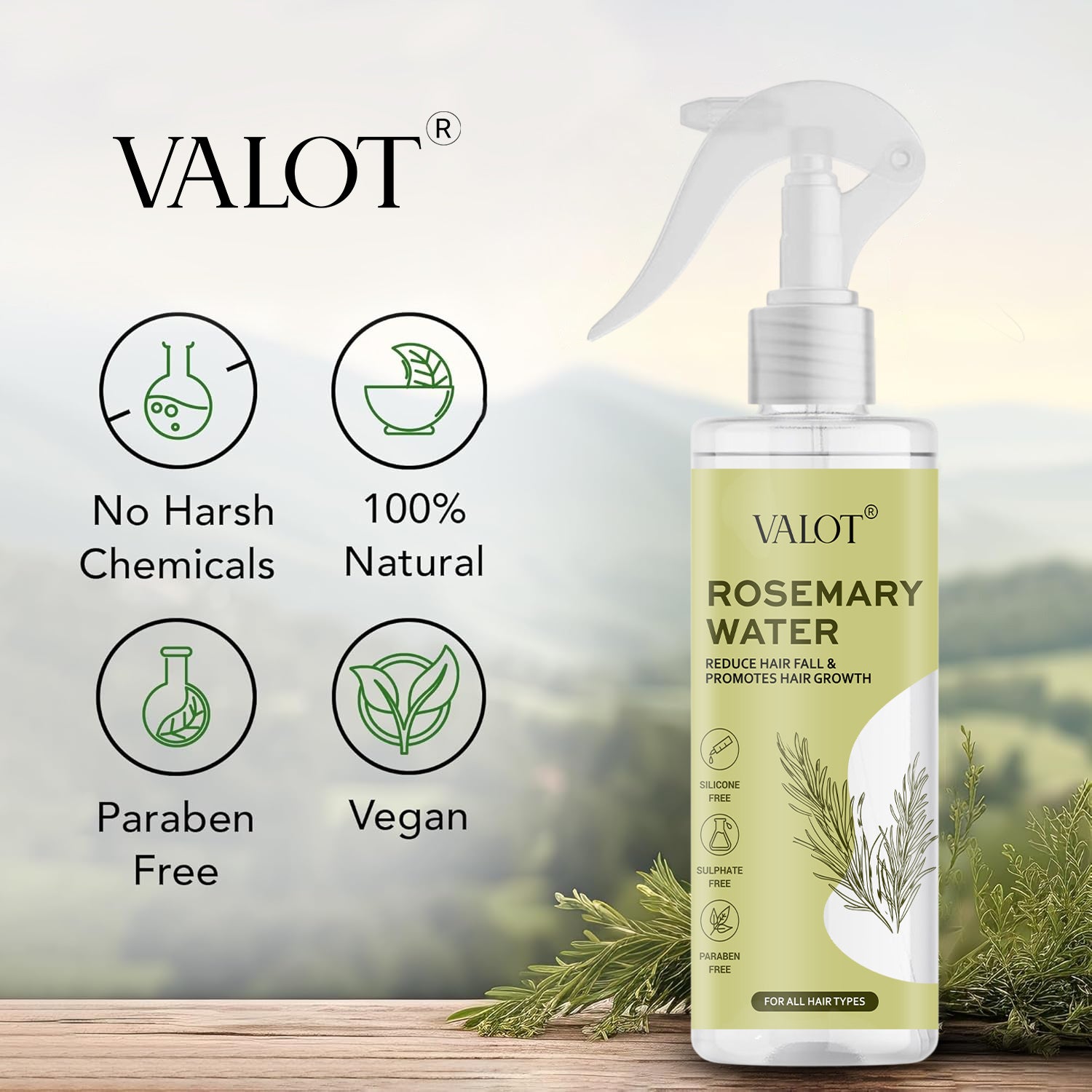Valot Rosemary Water for Hair Regrowth